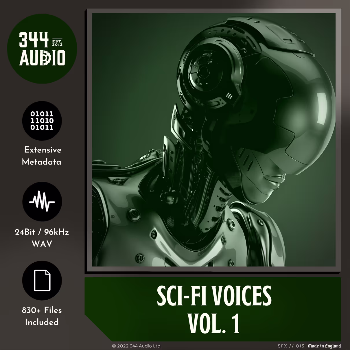 Sci-Fi Voices sound effects library by 344 SFX