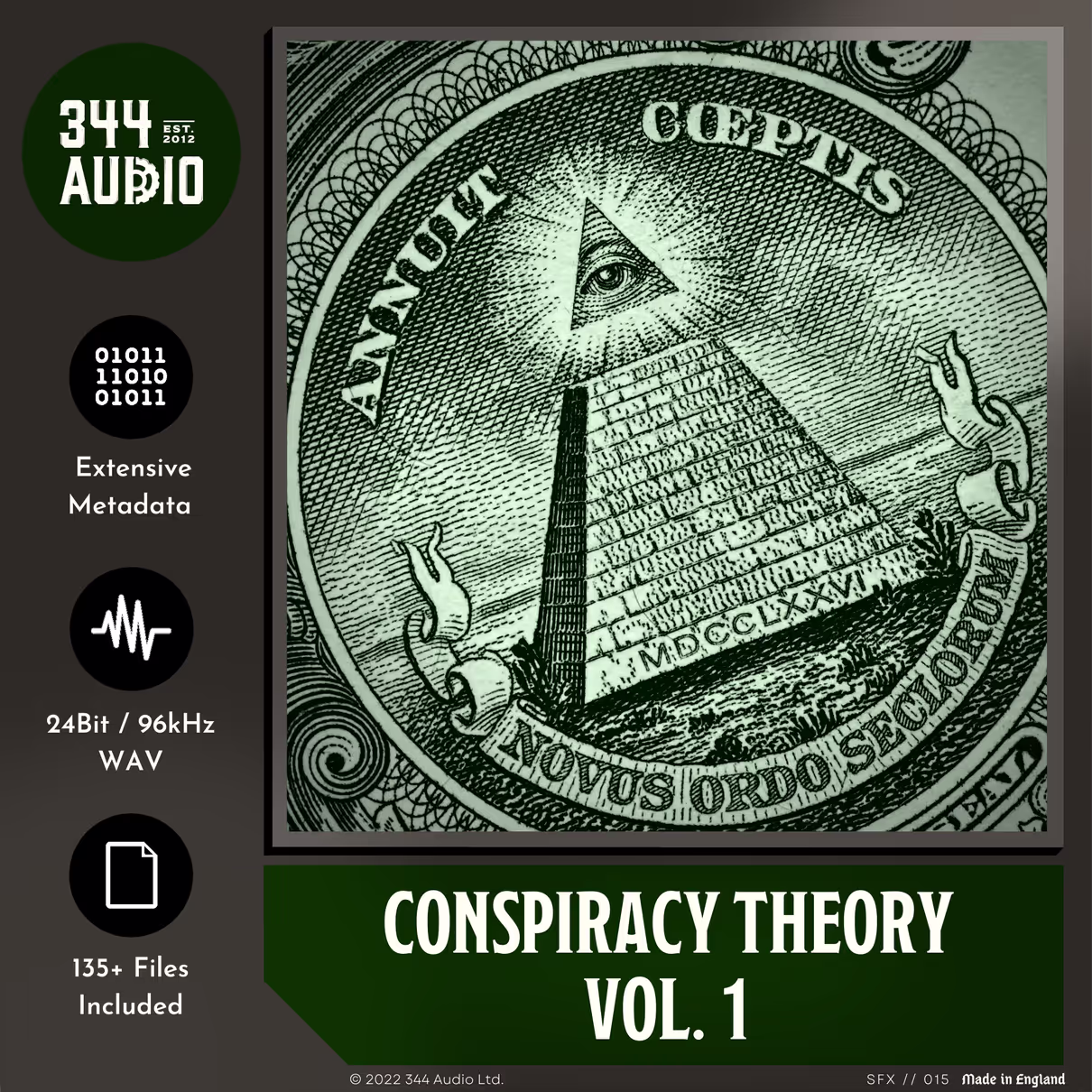 Conspiracy Theory sound effects library by 344 SFX