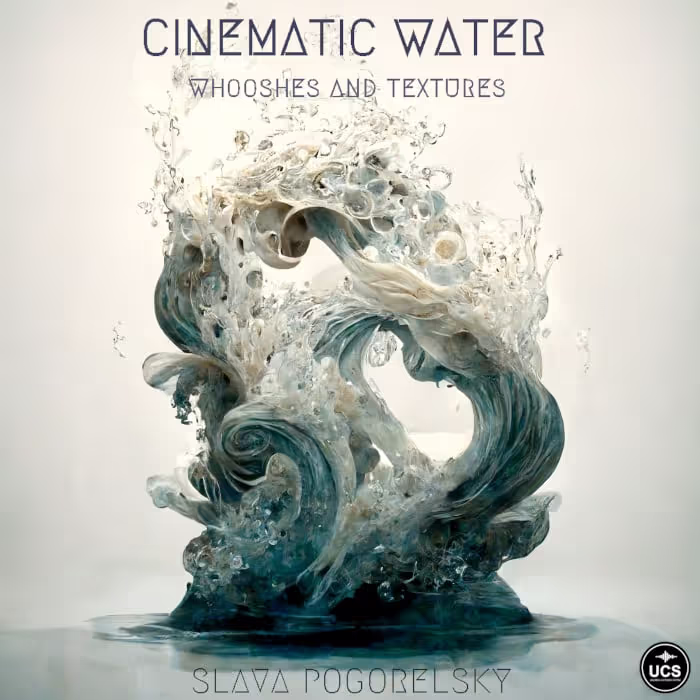 Cinematic Water Whooshes and Textures sound effects library by Slava Pogorelsky