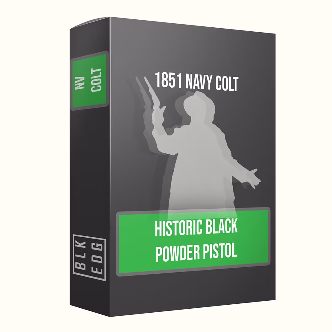 1851 Navy Colt Pistol sound effects library by Black Edge Sound Studios