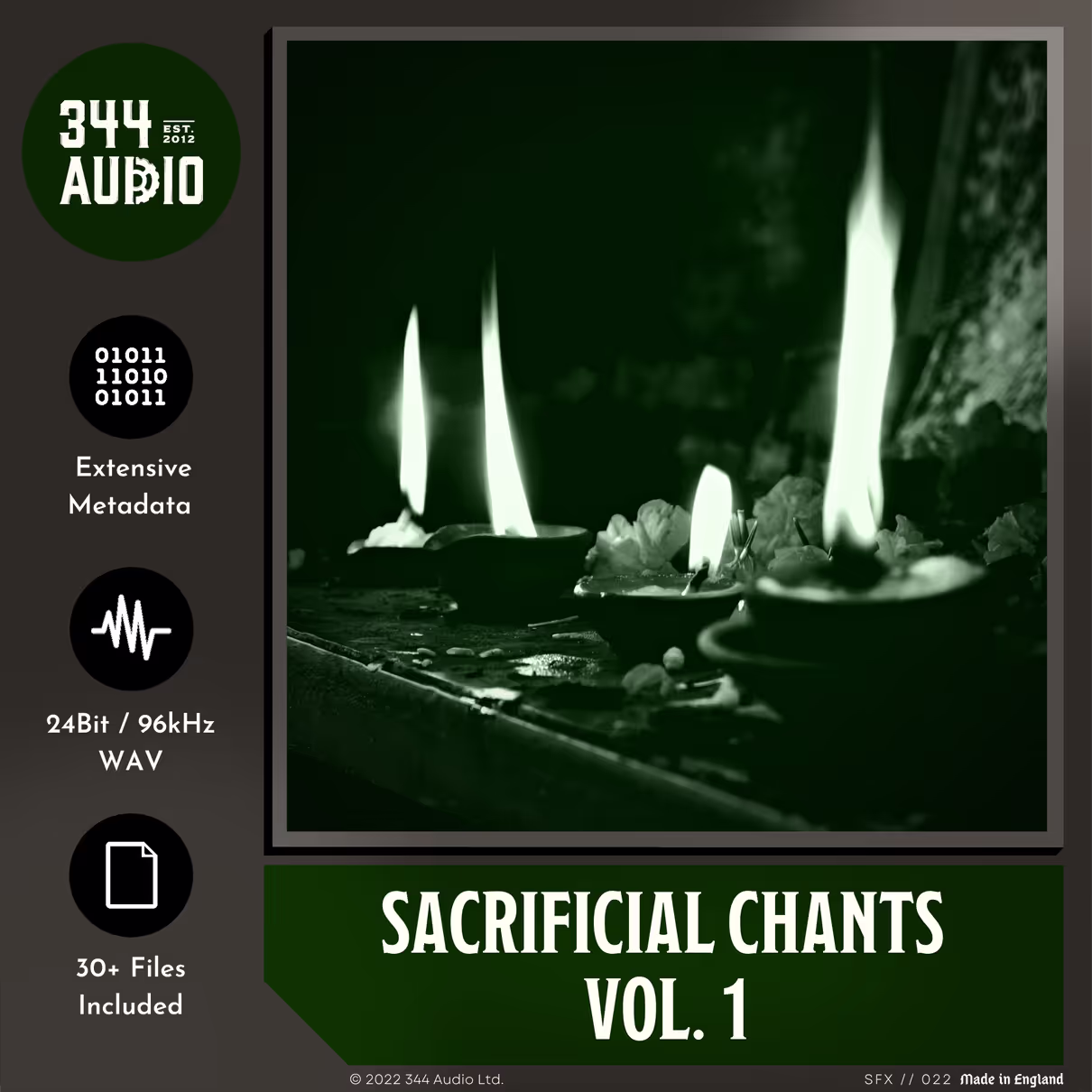Sacrificial Chants sound effects library by 344 SFX