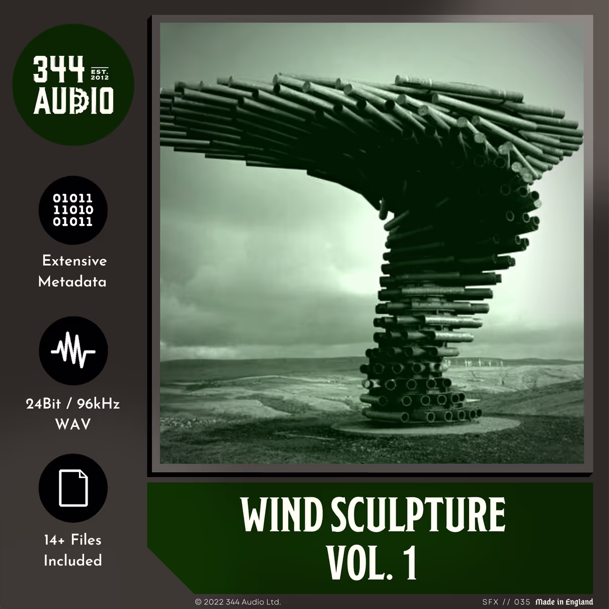 Wind Sculpture sound effects library by 344 SFX