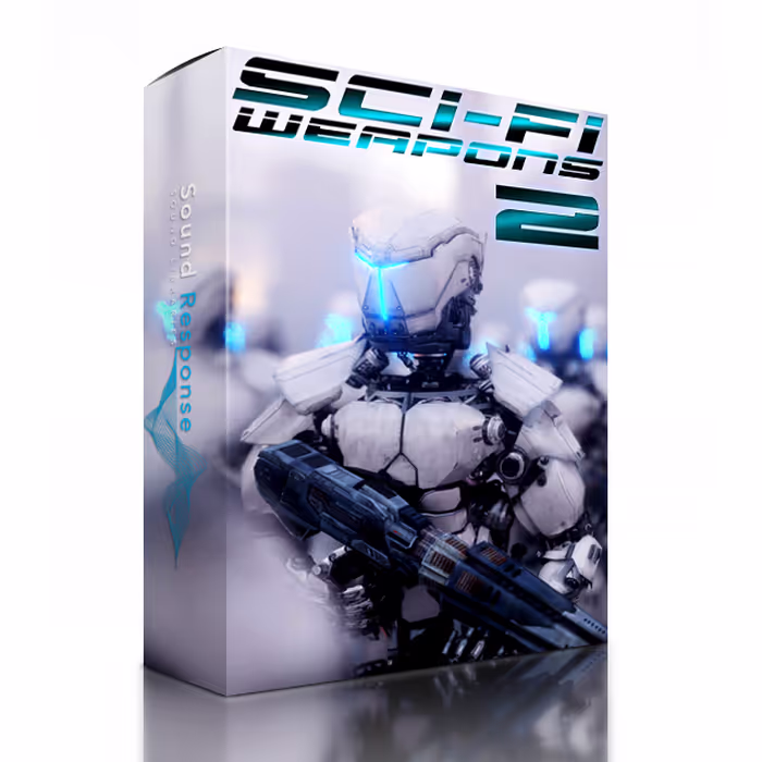 Sci-Fi Weapons 2 sound effects library by Sound Response