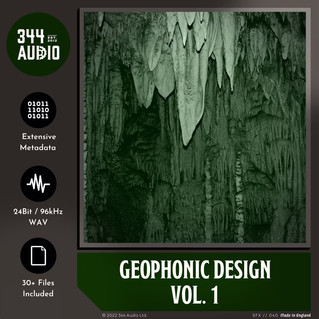 Geophonic Design sound effects library by 344 SFX