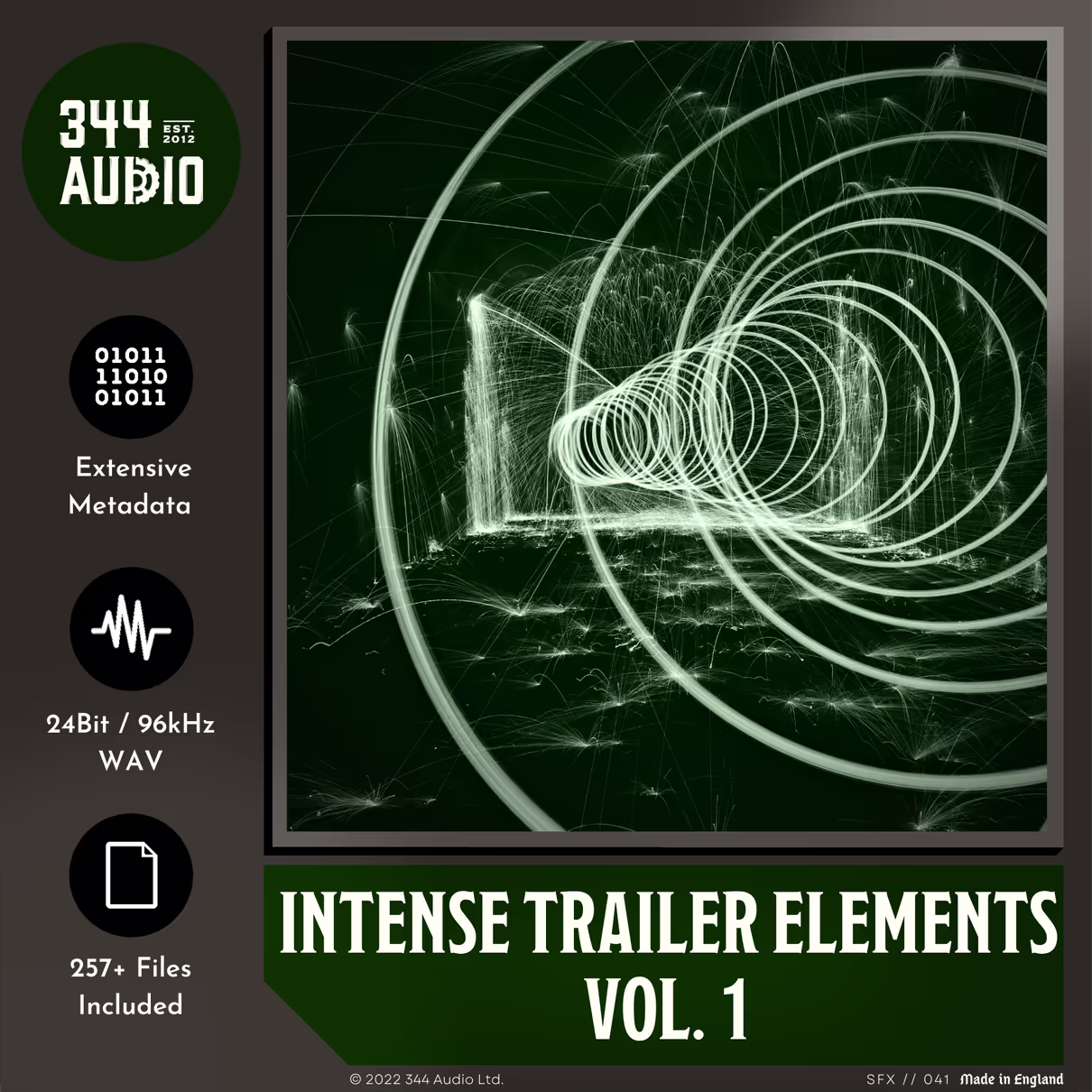 Intense Trailer Elements sound effects library by 344 SFX