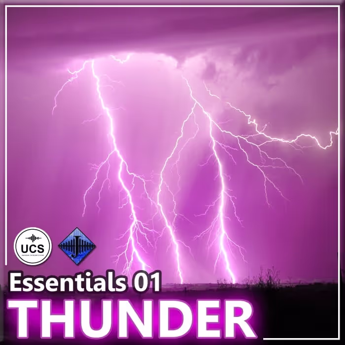 Essentials 01 - Thunder sound effects library by InspectorJ
