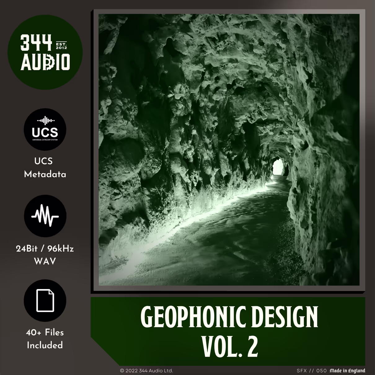 Geophonic Design Vol. 2 sound effects library by 344 SFX