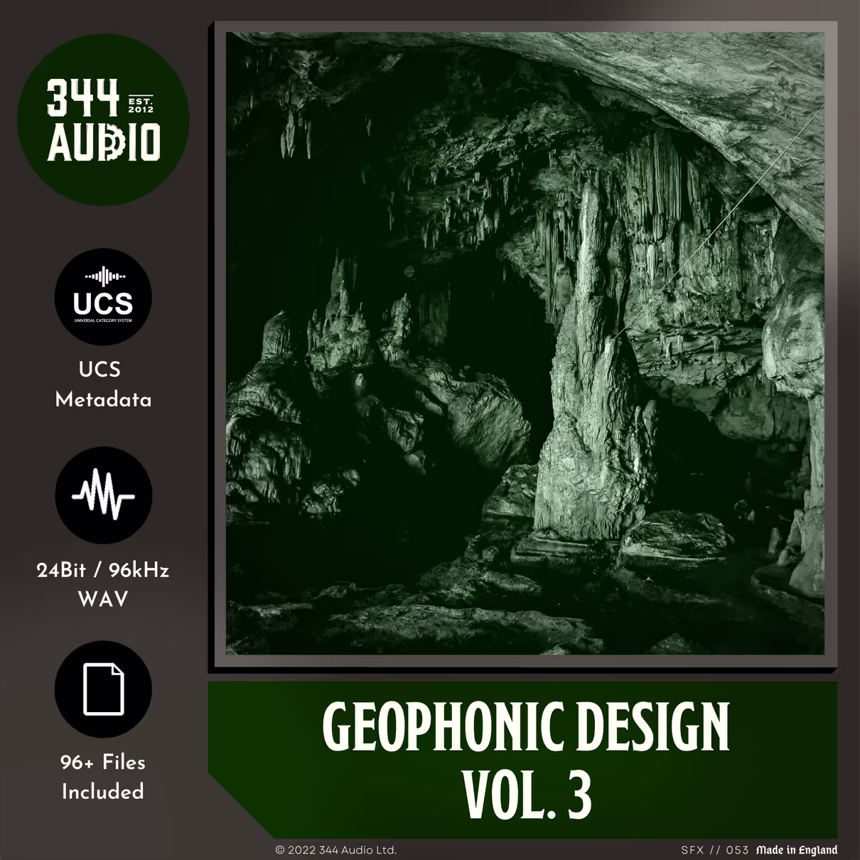 Geophonic Design Vol. 3 sound effects library by 344 SFX