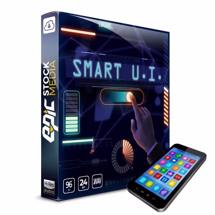 Smart UI sound effects library by Epic Stock Media