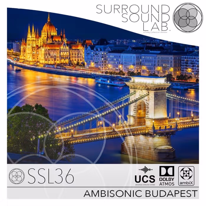 Ambisonic Budapest sound effects library by Foley Collection & Surround Sound LAB