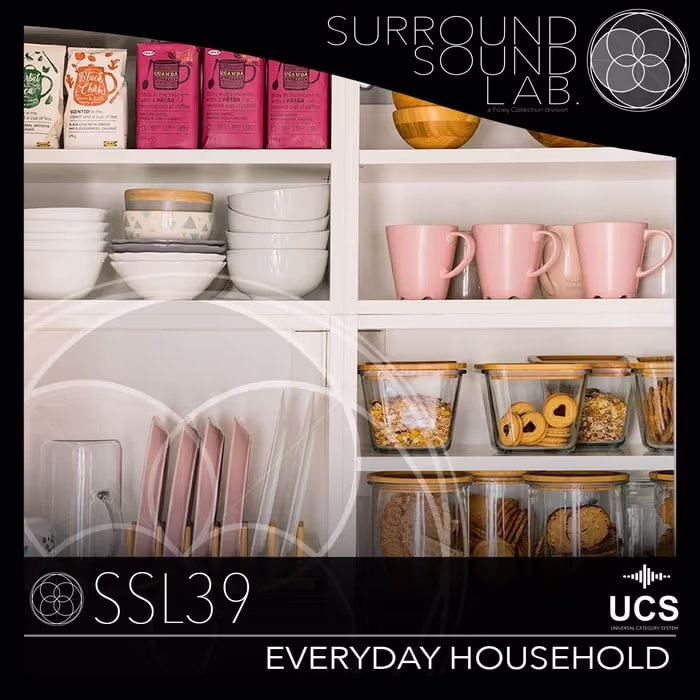 Everyday Household sound effects library by Foley Collection & Surround Sound LAB
