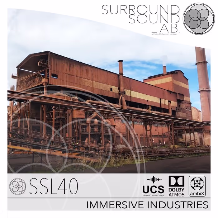 Immersive Industries sound effects library by Foley Collection & Surround Sound LAB