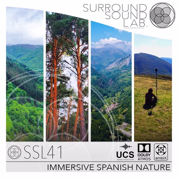 Immersive Spanish Nature sound effects library by Foley Collection & Surround Sound LAB