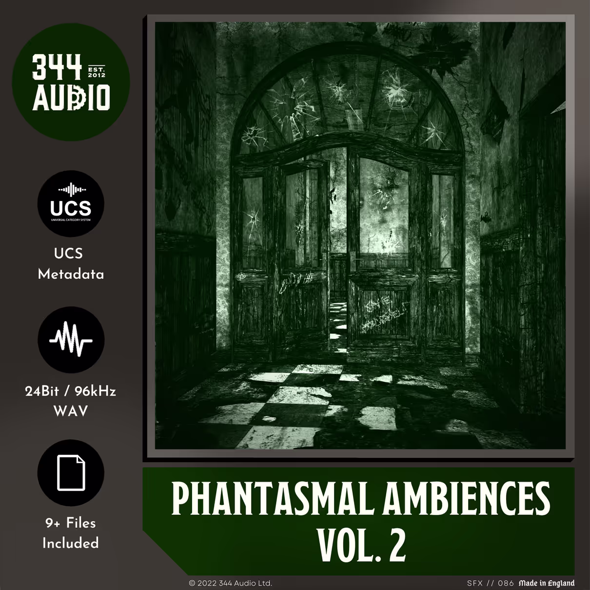 Phantasmal Ambience Vol. 2 sound effects library by 344 SFX