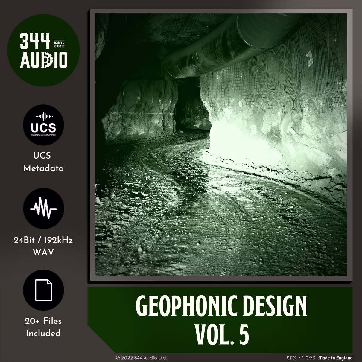 Geophonic Design Vol. 5 sound effects library by 344 SFX
