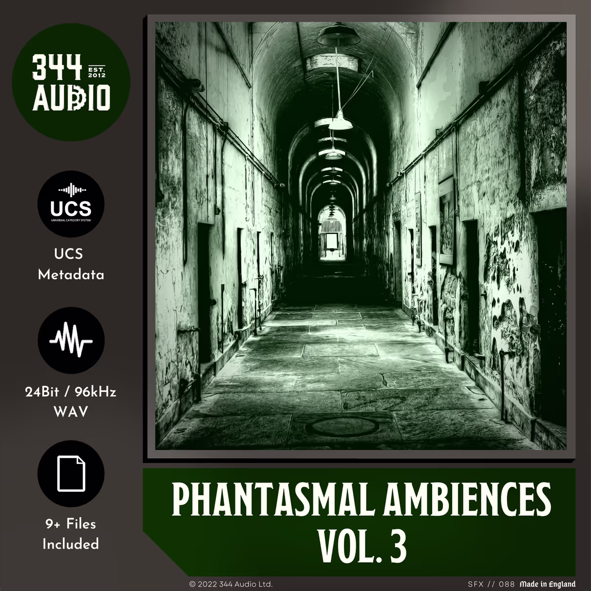 Phantasmal Ambiences Vol. 3 sound effects library by 344 SFX