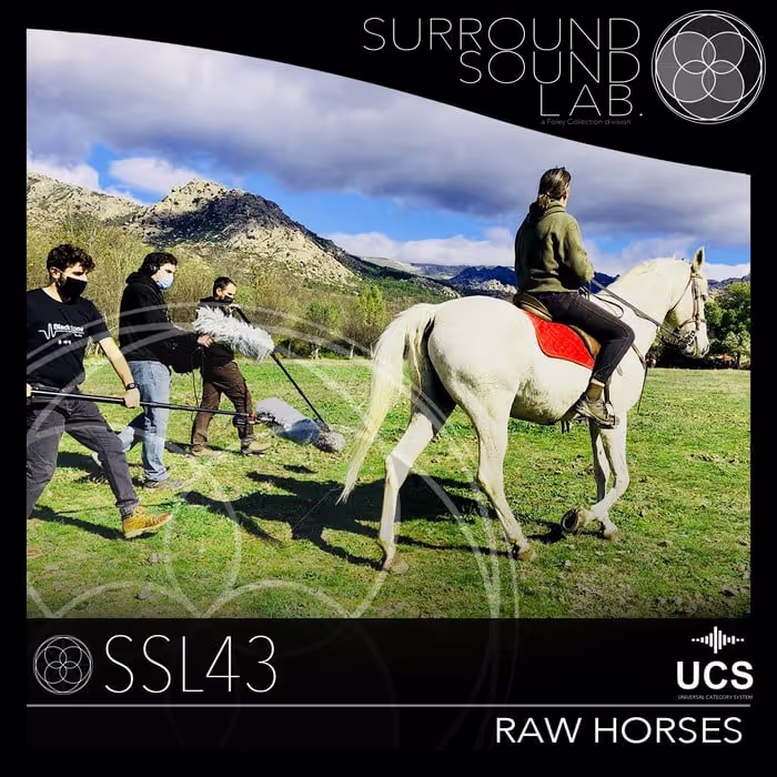 RAW Horses sound effects library by Foley Collection & Surround Sound LAB