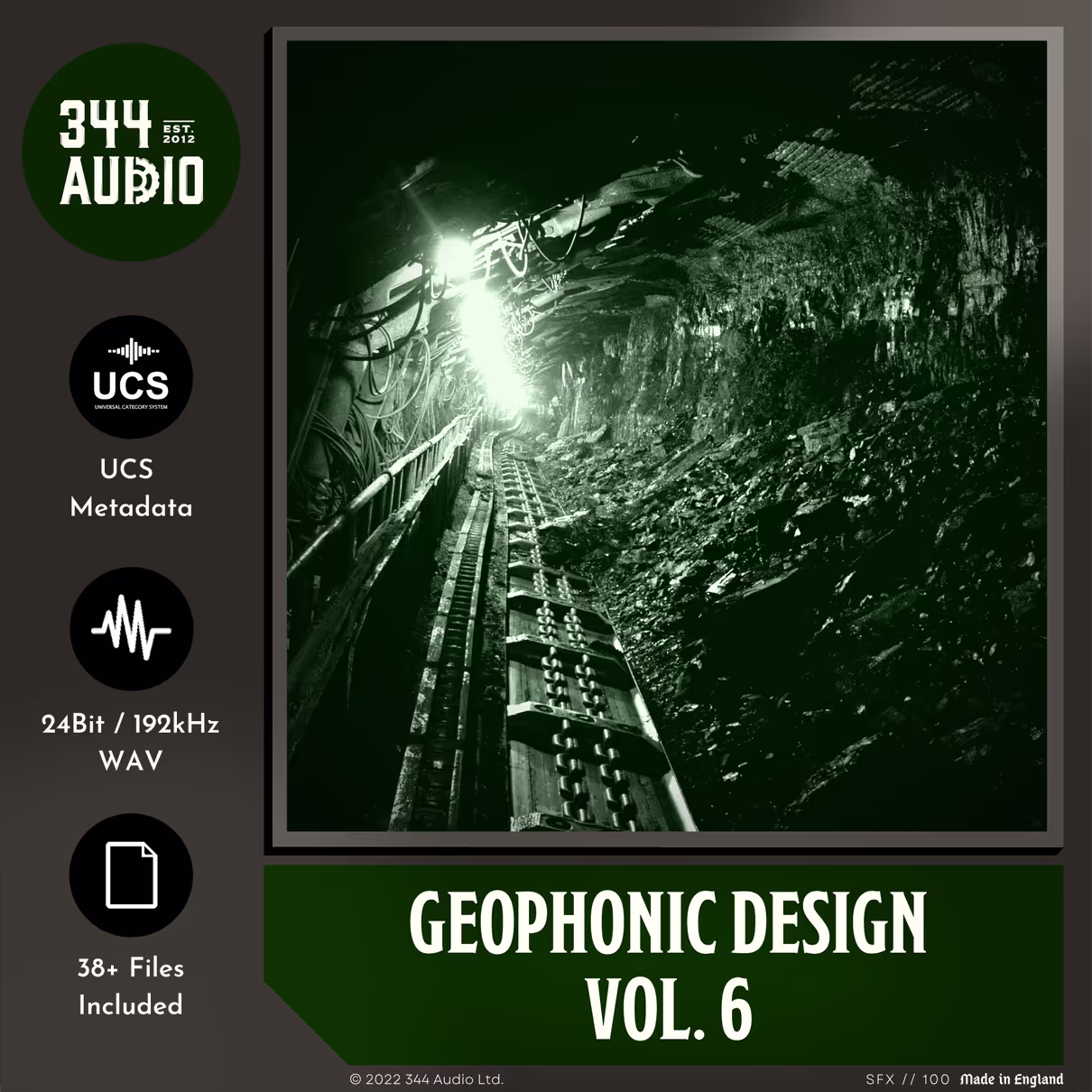 Geophonic Design Vol. 6 sound effects library by 344 SFX