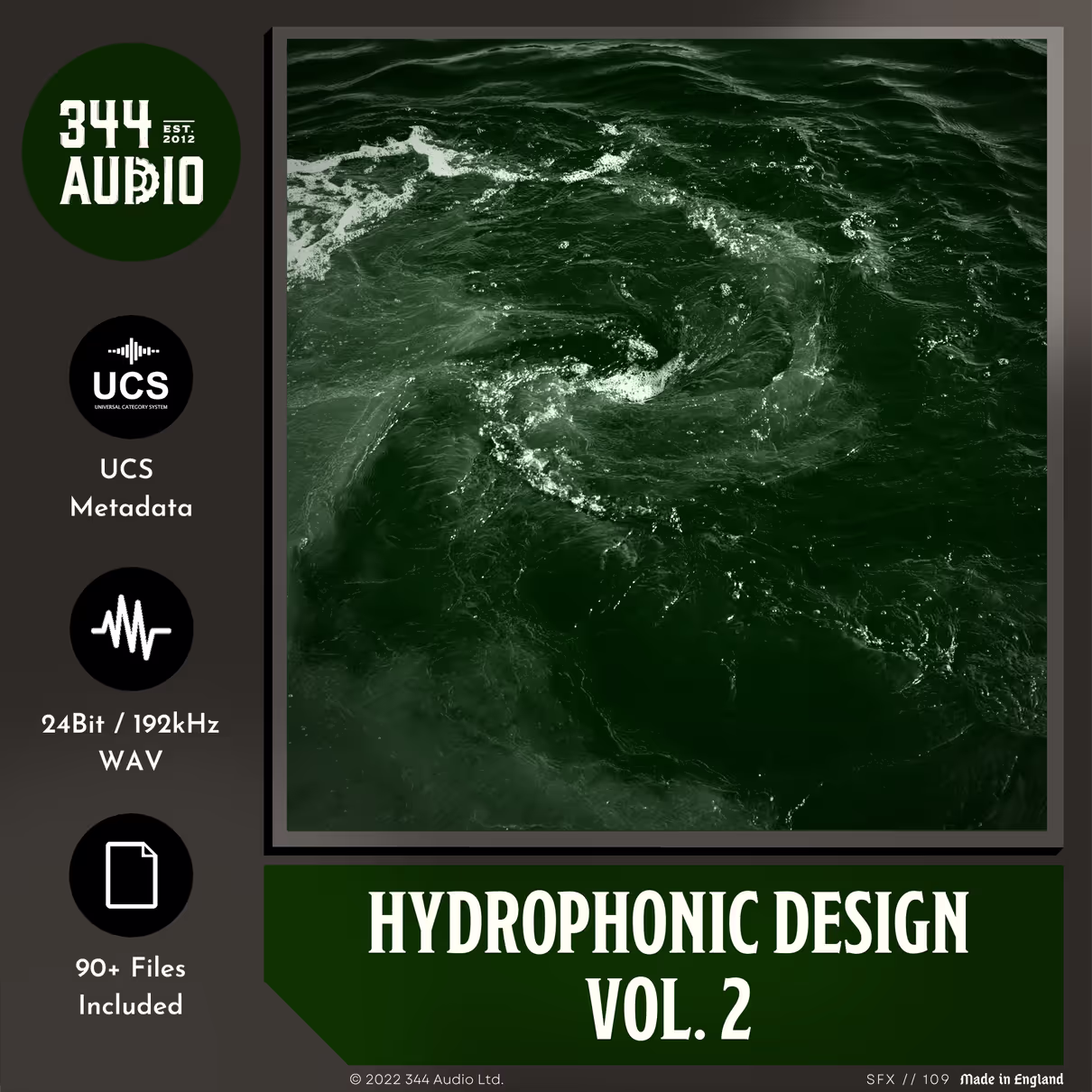 Hydrophonic Design Vol. 2 sound effects library by 344 SFX