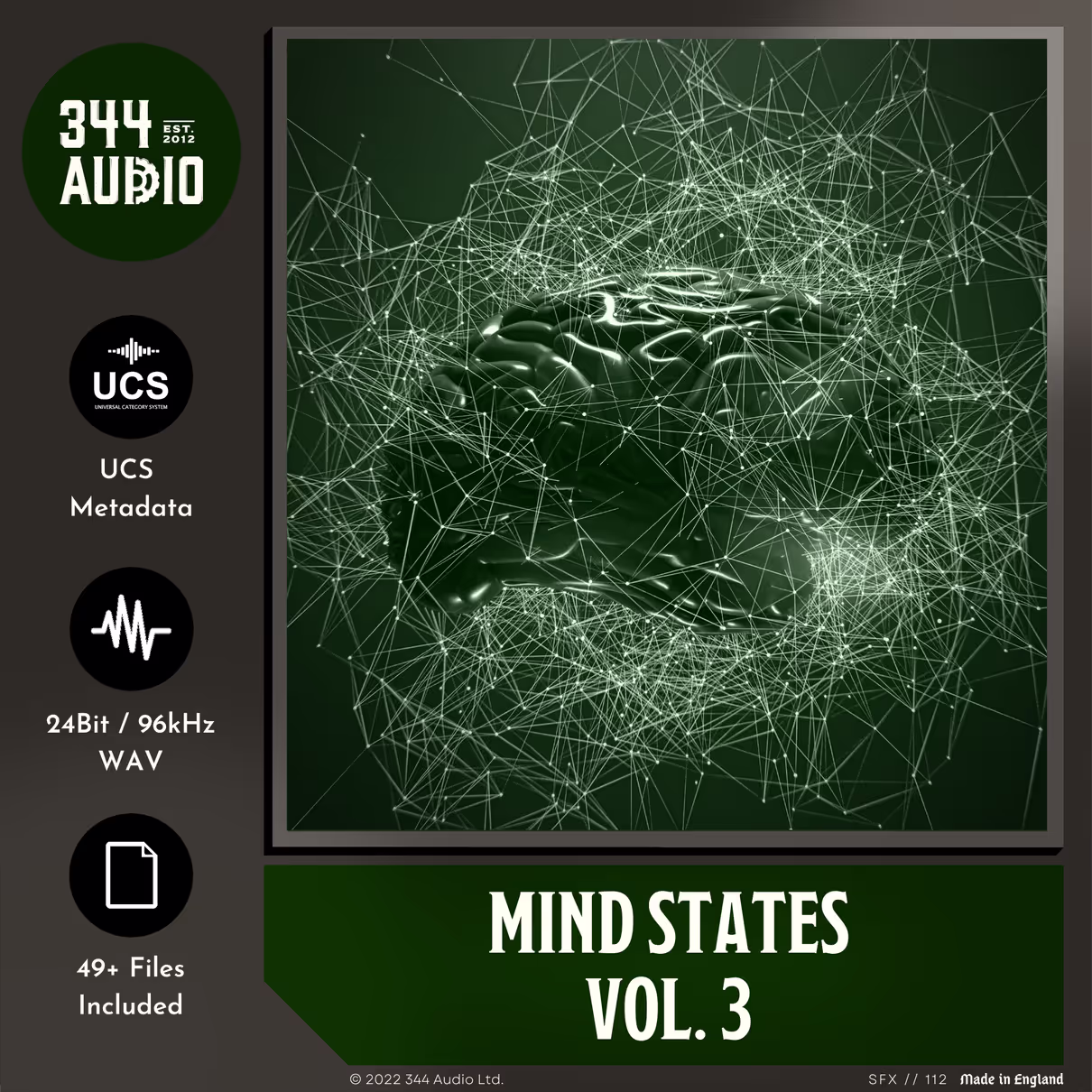 Mind States Vol. 3 sound effects library by 344 SFX