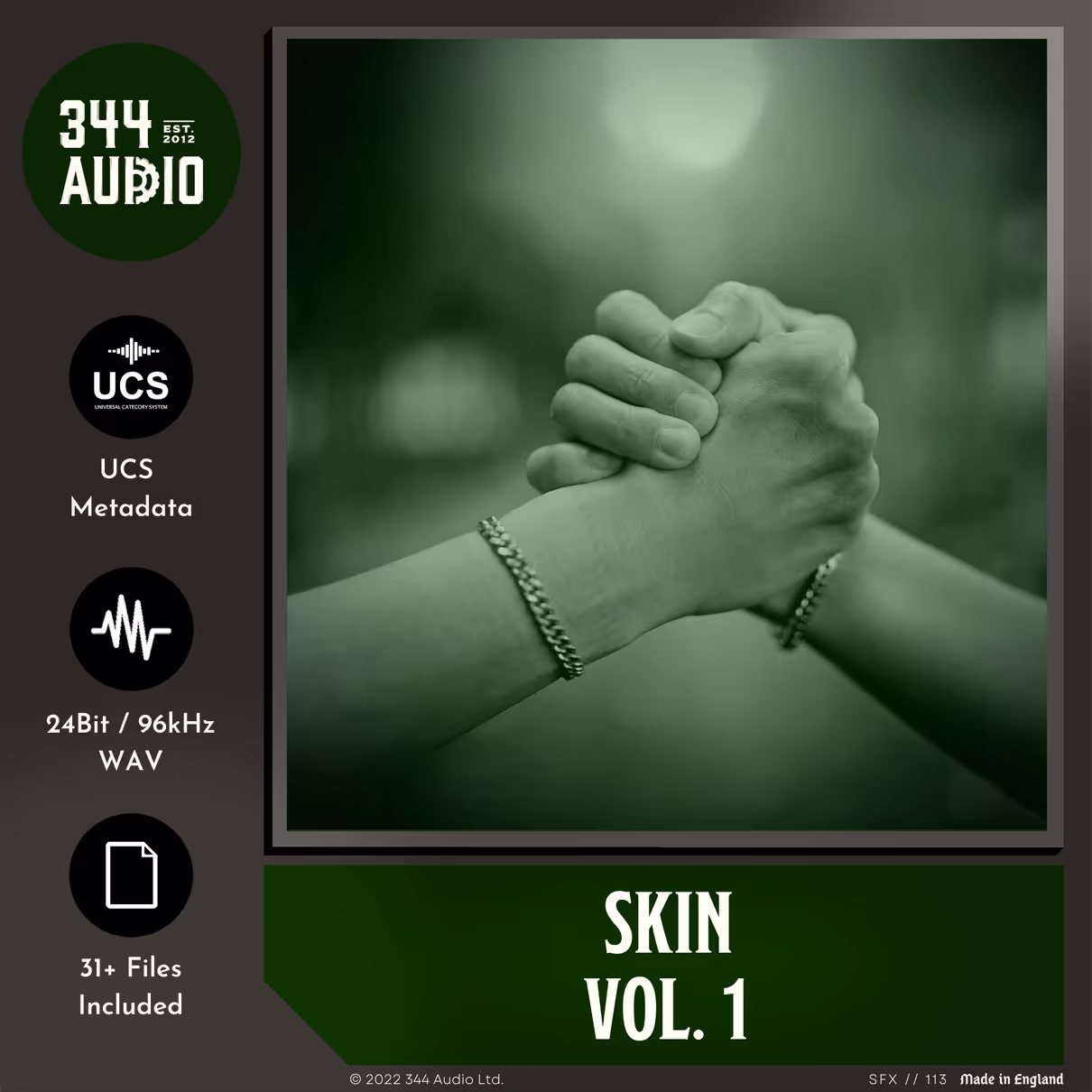 Skin sound effects library by 344 SFX