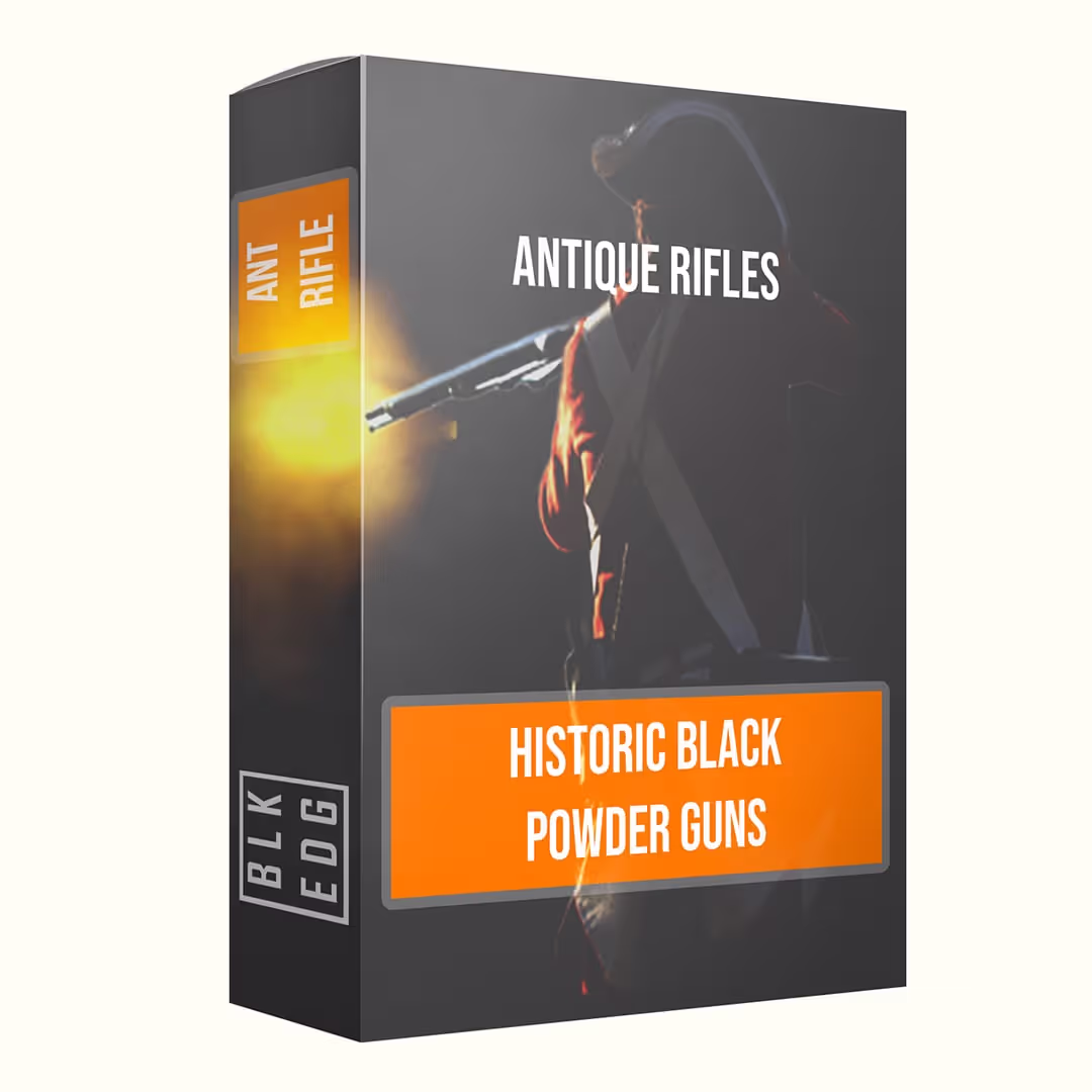 Antique Rifles sound effects library by Black Edge Sound Studios