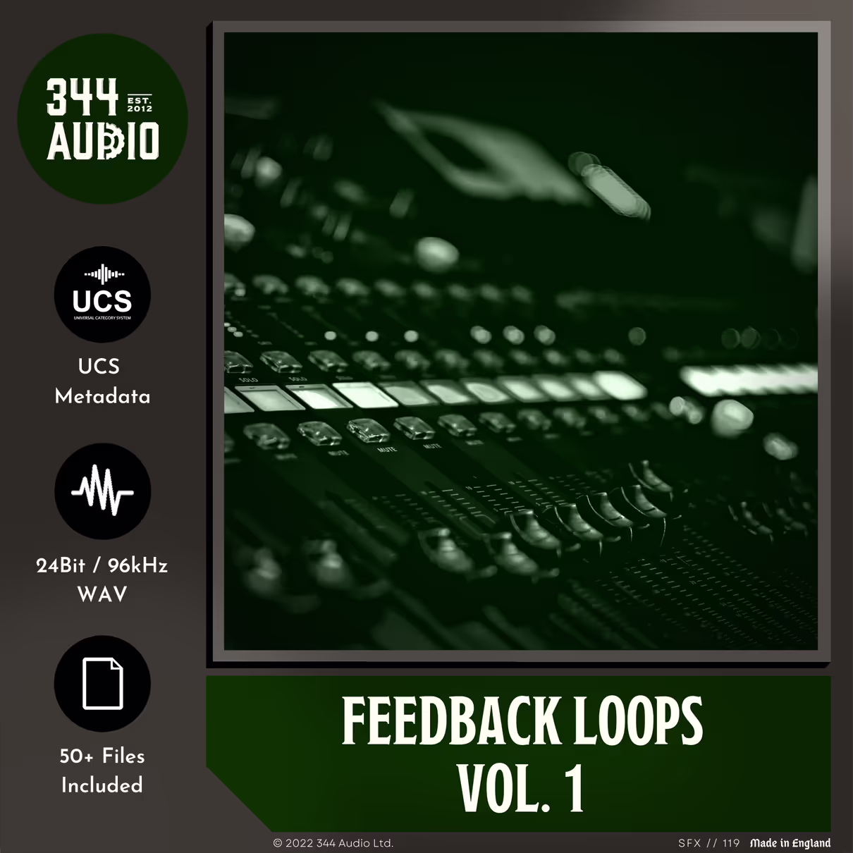 Feedback Loops sound effects library by 344 SFX
