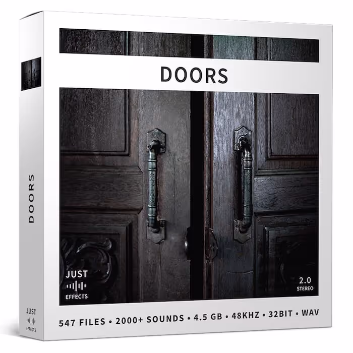 Doors sound effects library by Just Sound Effects