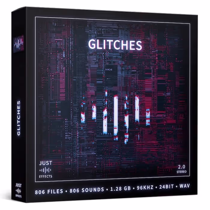 Glitches sound effects library by Just Sound Effects