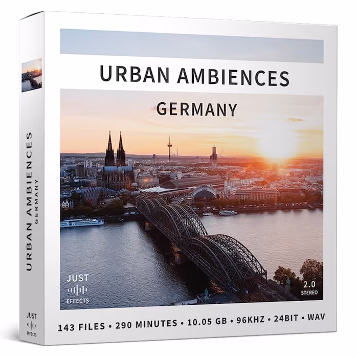 Urban Ambiences sound effects library by Just Sound Effects