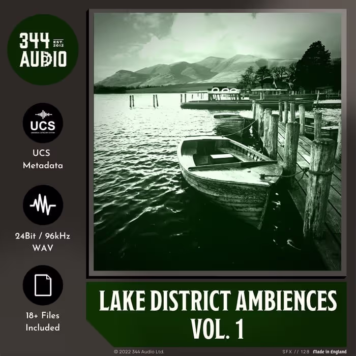 Lake District Ambiences sound effects library by 344 SFX
