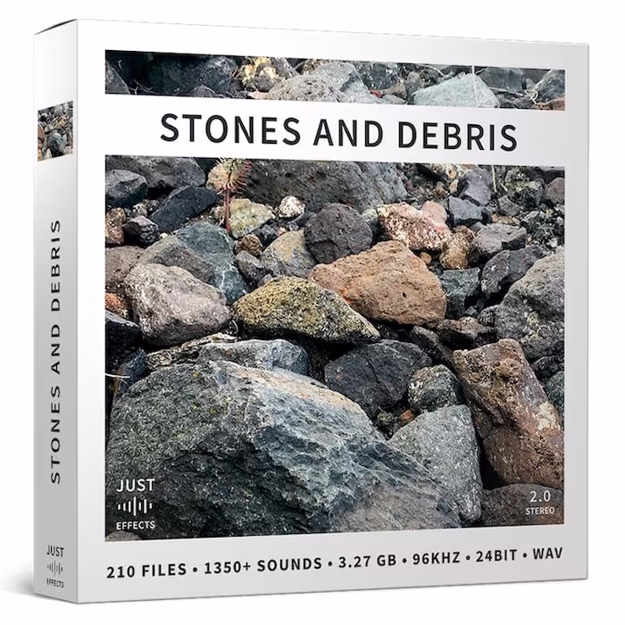 Stones and Debris sound effects library by Just Sound Effects