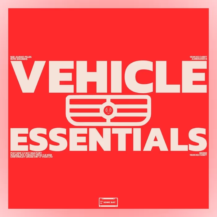 Vehicle Essentials sound effects library by Sonic Bat