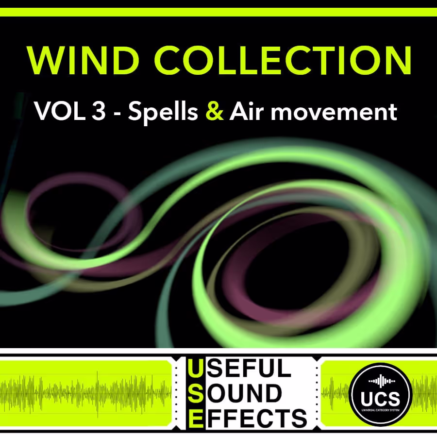 Wind collection - vol 3 sound effects library by Useful Sound Effects
