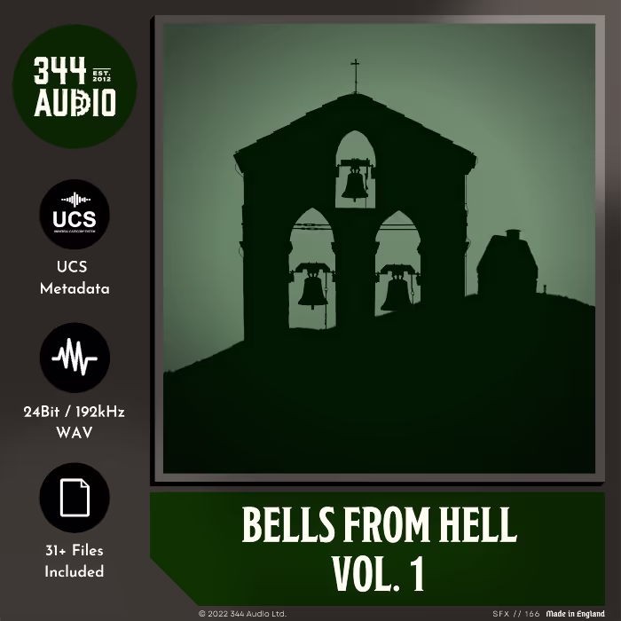 Bells From Hell Vol. 1 sound effects library by 344 SFX