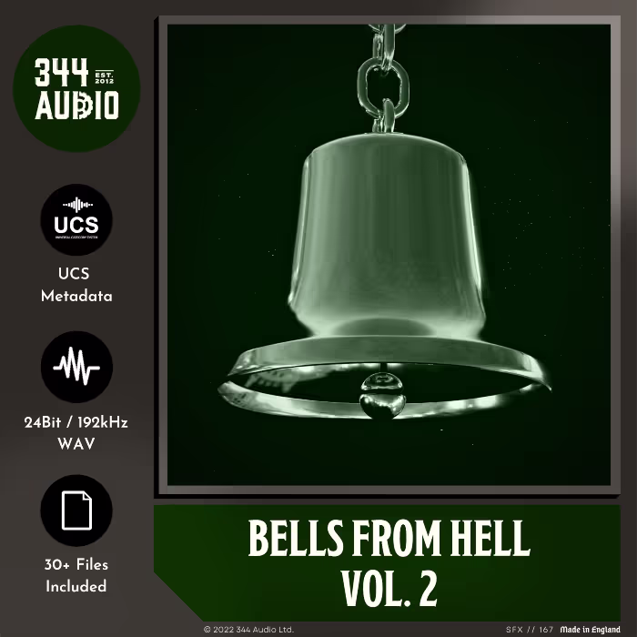 Bells From Hell Vol. 2 sound effects library by 344 SFX