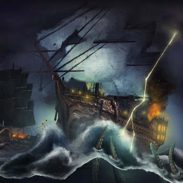 Naval Warfare sound effects library by Gladestock Studios