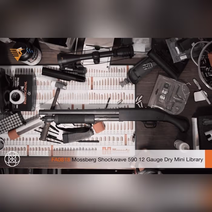 FA0818 Mossberg Shockwave 590 12 Gauge Dry Mini Library by Herron SFX