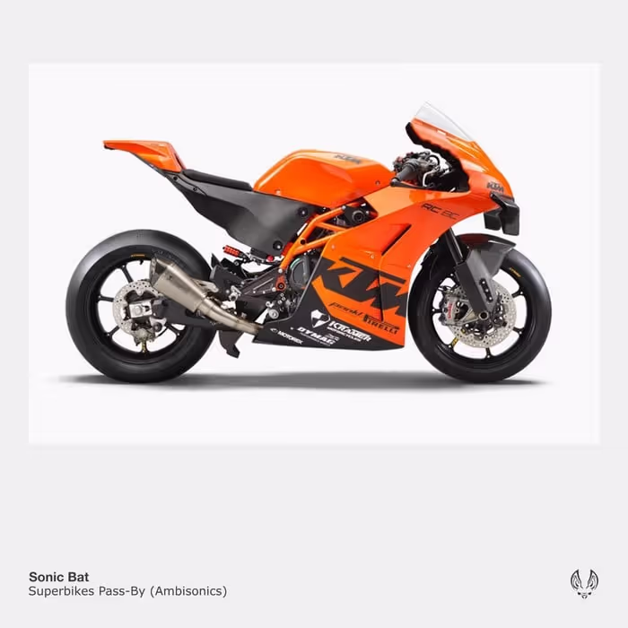 Ambisonics - Superbikes Pass-By sound effects library by Sonic Bat