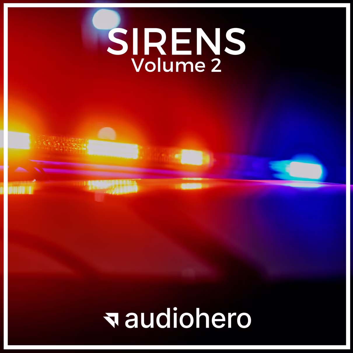Sirens Volume 2 sound effects library by Audiohero