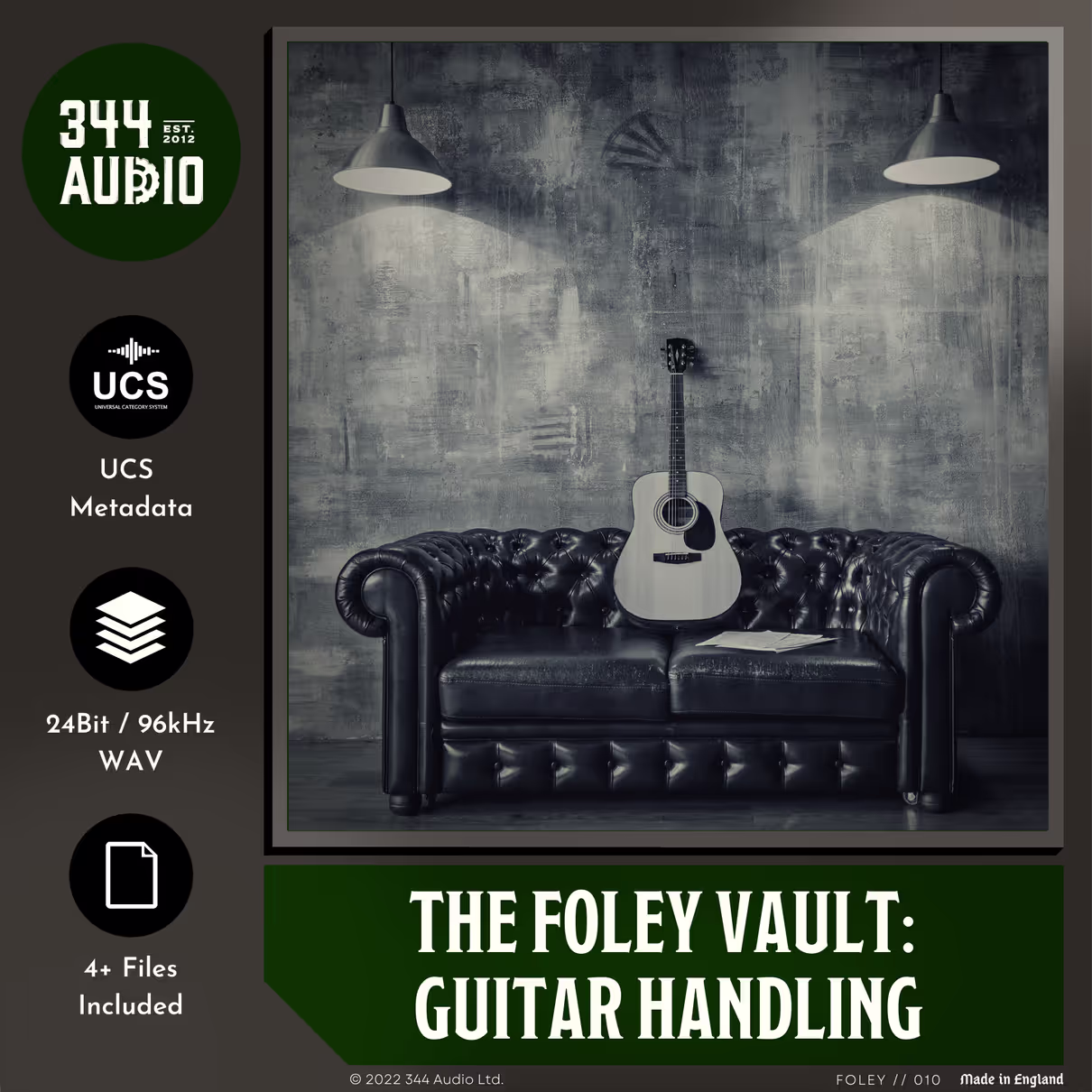 The Foley Vault: Guitar Handling virtual instrument by 344 SFX