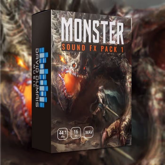 Monster Sound FX Pack 1 sound effects library by David Dumais Audio