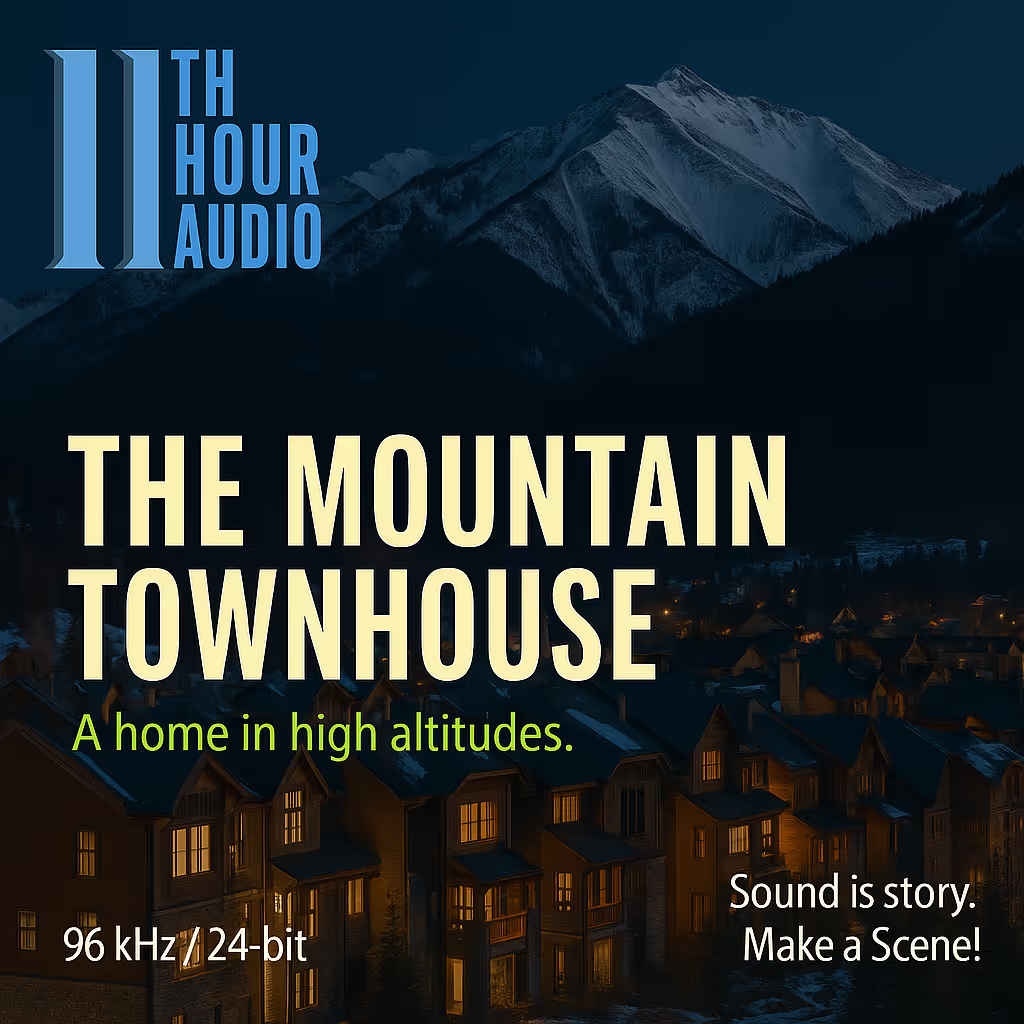 The Mountain Townhouse Audio Playset sound effects library by 11th Hour Audio