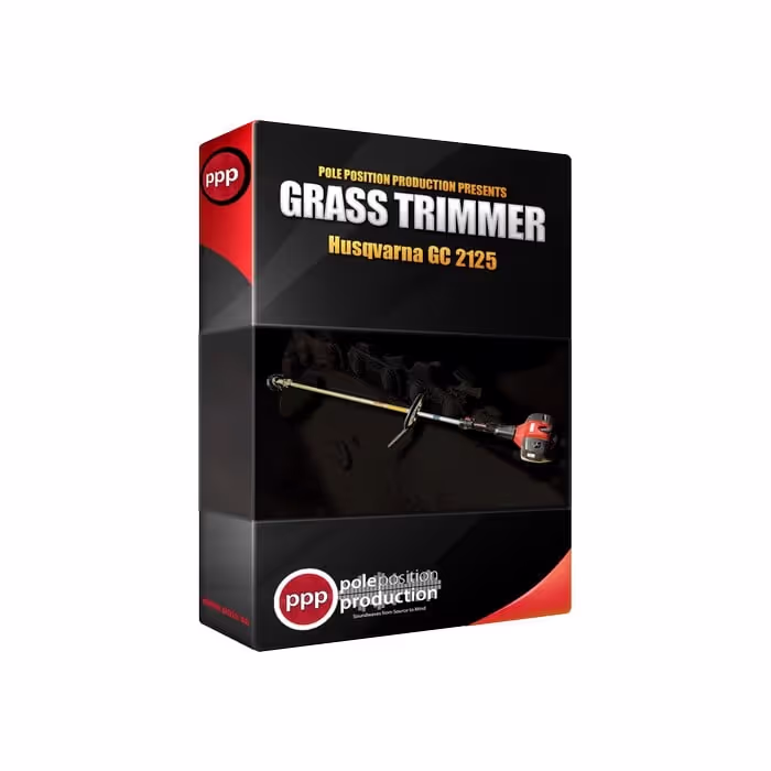 Grass Trimmer sound effects library by Pole Position Production
