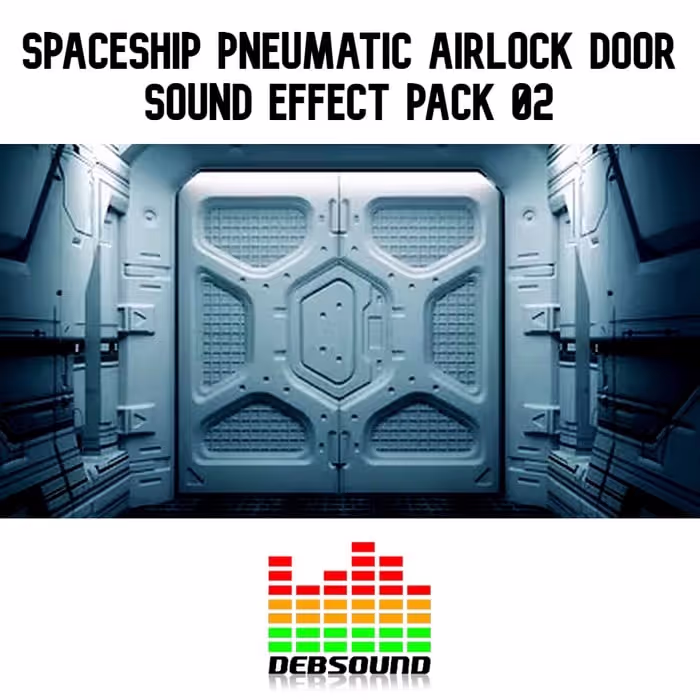 Spaceship Pneumatic Airlock Door Sound Effect Pack 02 sound effects library by Debsound