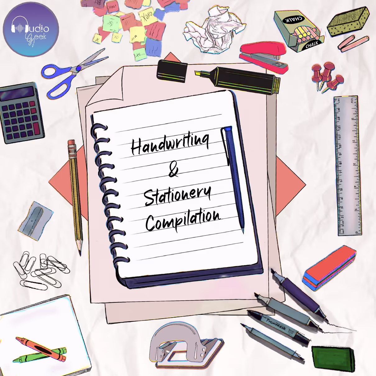 Handwriting & Stationery Compilation sound effects library by AudioGeekGR