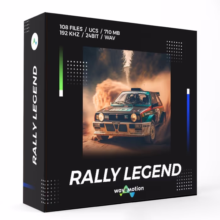 Rally Legend sound effects library by WAVEMOTION