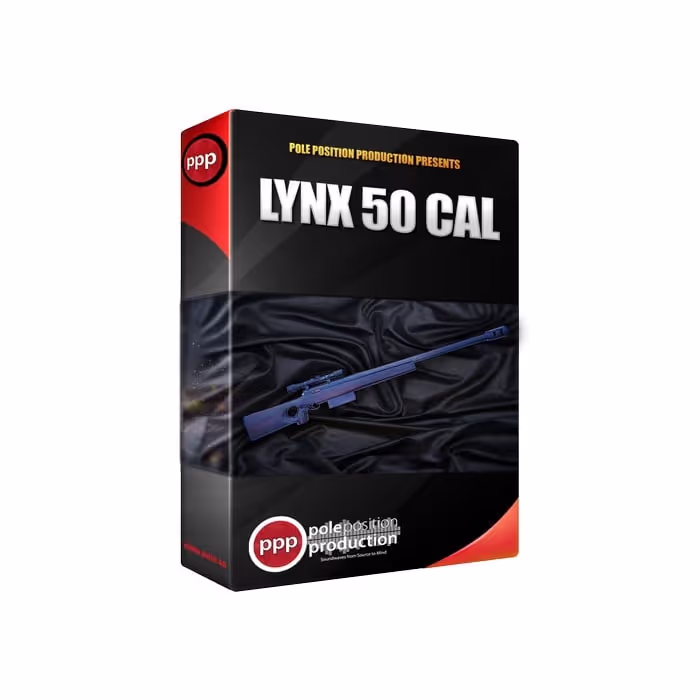 Lynx 50 Cal Sniper Rifle sound effects library by Pole Position Production