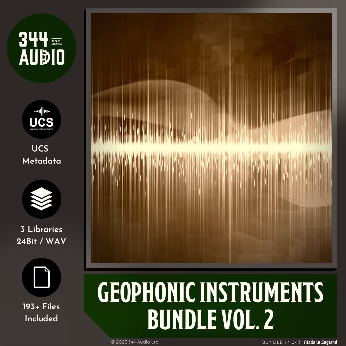 Geophonic Instruments Bundle Vol. 2 by 344 SFX