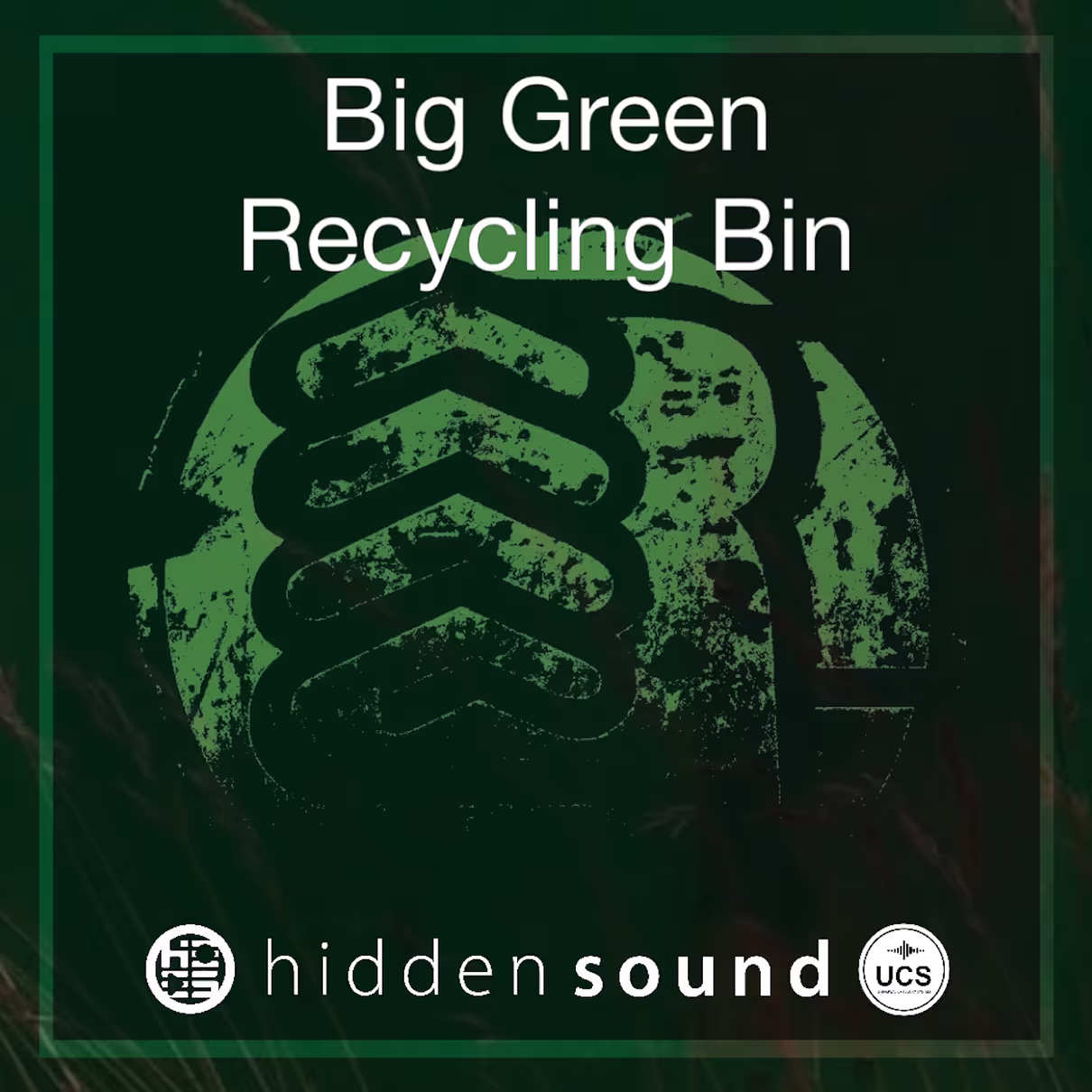 Big Green Recycling Bin sound effects library by Hidden Sound